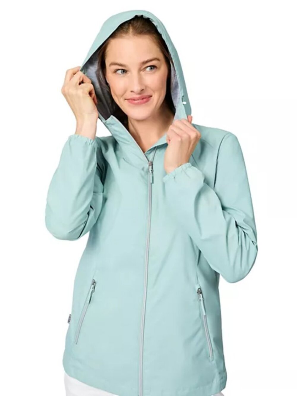 Free Country Women's Driftline Windshear Jacket, Color: Green Tea, L